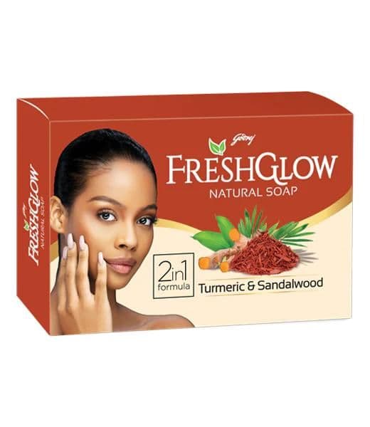 Freshglow Skin Care Bar Soap Turmeric & Sandalwood 130g