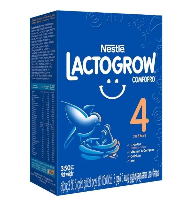 Nestle Lactogrow 4 (3 years Onwards) 350g