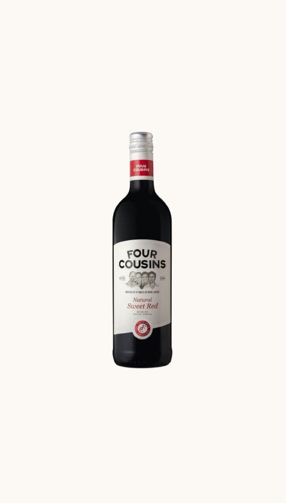 Four Cousins Natural Sweet Red Wine 750ml
