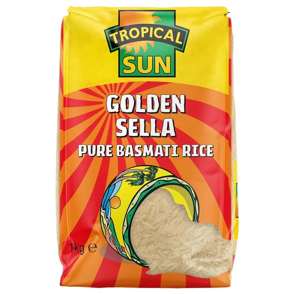 Tropical Sun Golden Sella Pure Basmati Rice 1kg