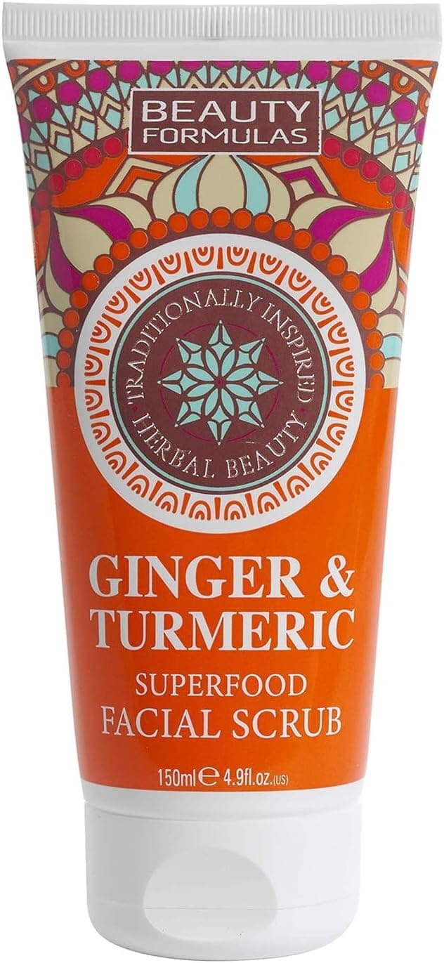 Beauty Formulas Ginger & Turmeric Superfood Facial Scrub 150ML