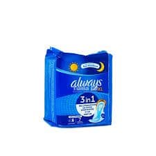 Always Blue 3 in 1 Maxi Thick XL Sanitary Single pads 7Pcs