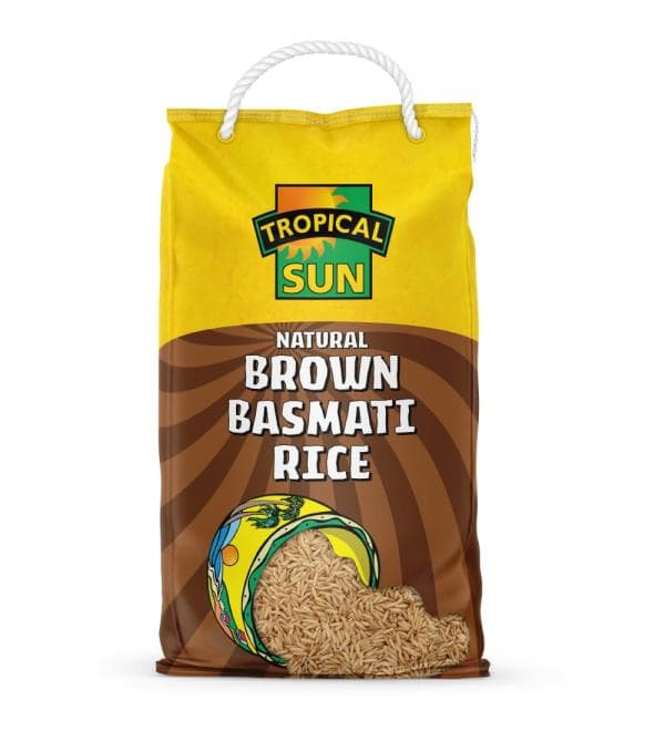 Tropical Sun Brown Basmati Rice (Wholegrain) 5KG Bag
