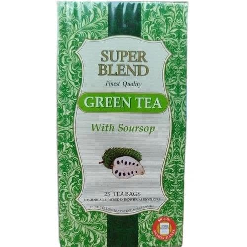 Super Blend Green Tea With Soursop 50g x25 Tea Bags