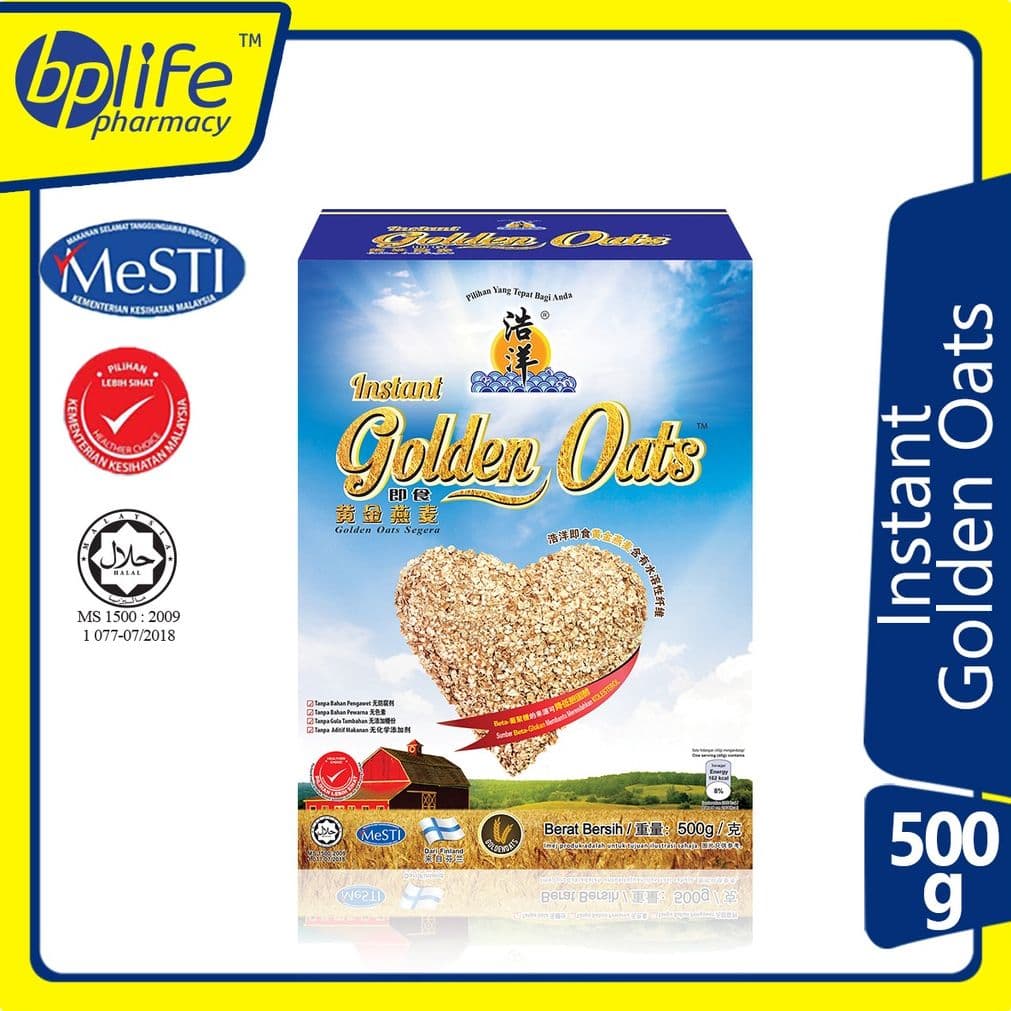 Golden City Oats Refil Sachet 500G