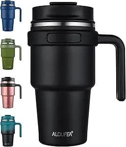 20 oz Insulated Coffee Mug Tumbler with Handle