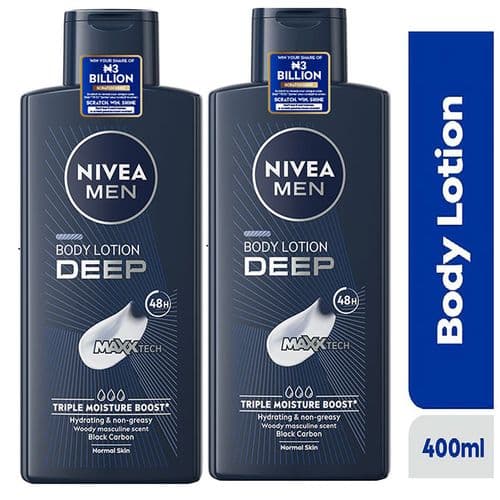 Nivea Men Deep Body Lotion 400ml