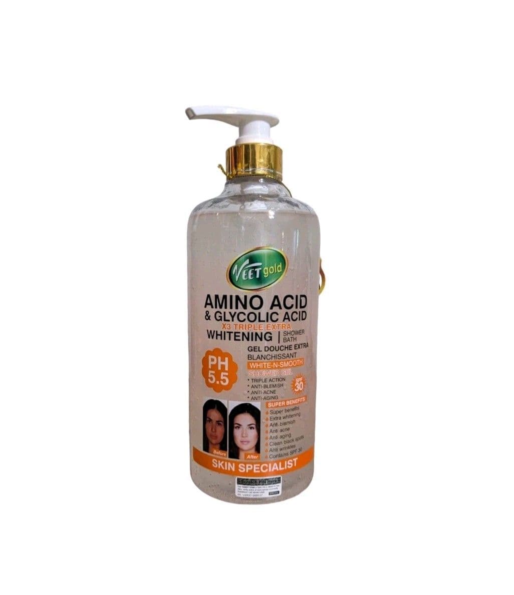 Veet Gold Amino Acid & Glycolic Acid Shower Bath Gel 1000ml
