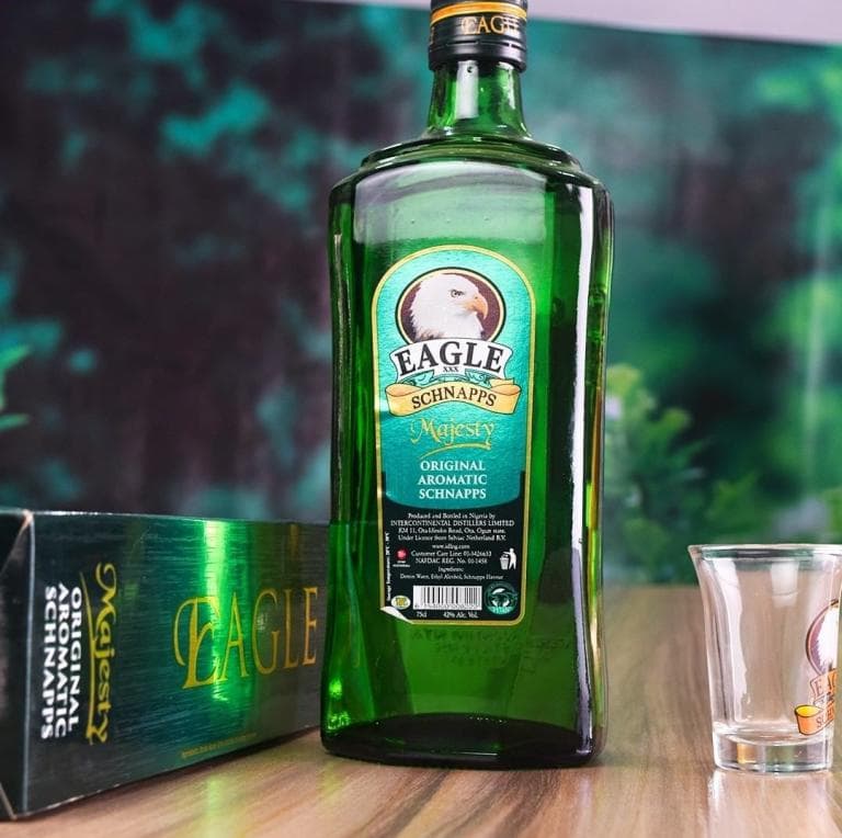 Eagle Schnapps with glass 750ML