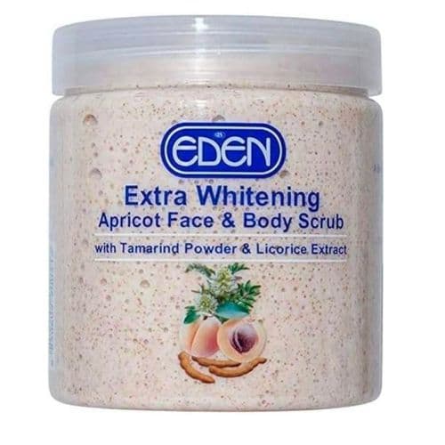 Eden Extra Whitening Apricot Face & body Scrub 520g