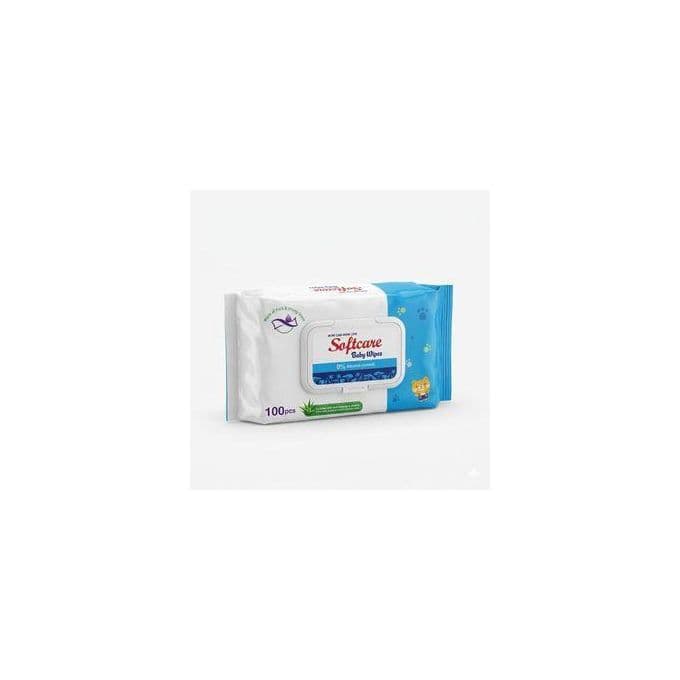 Softcare Baby Wipes 100 Pcs