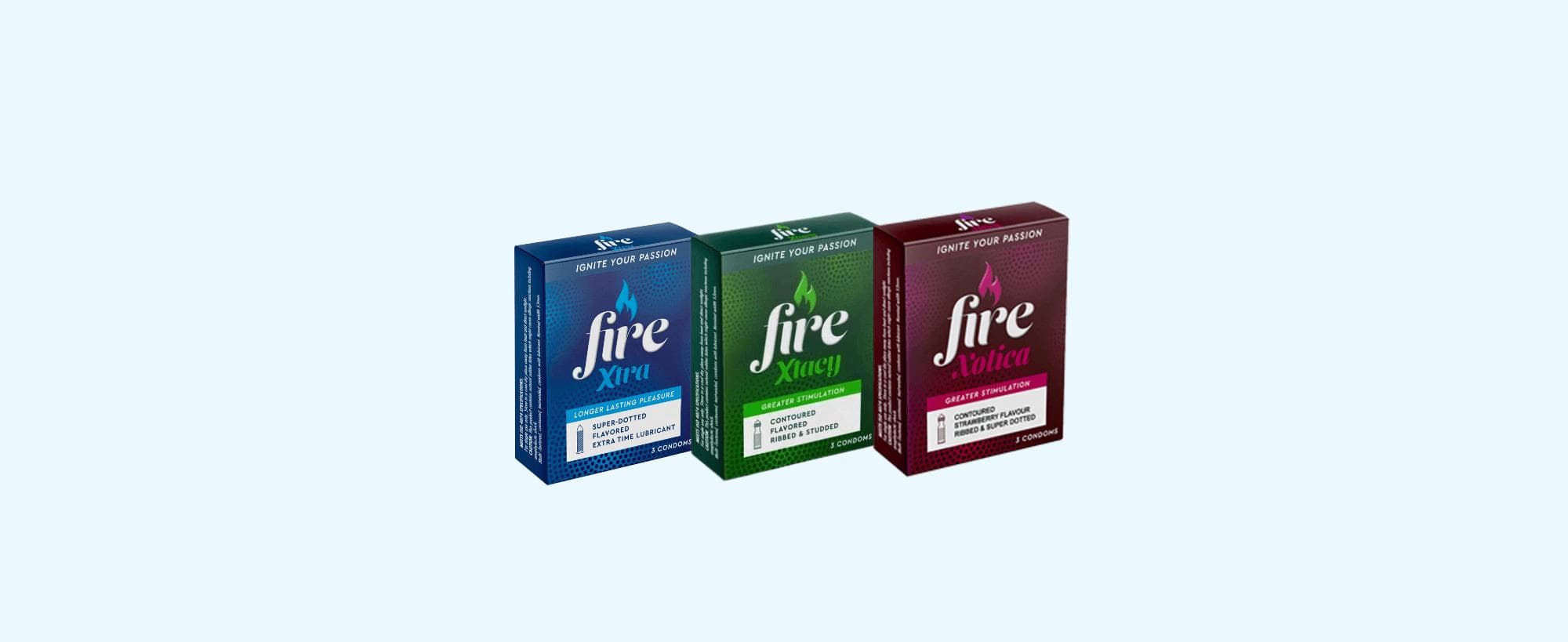 Fire Male Condom