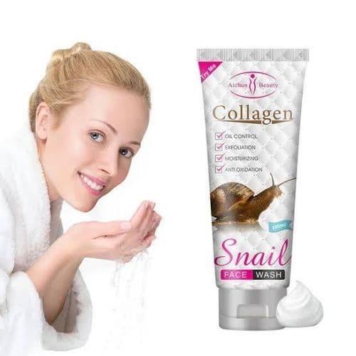 Aichun Beauty Collagen Snail Face Wash 100ml