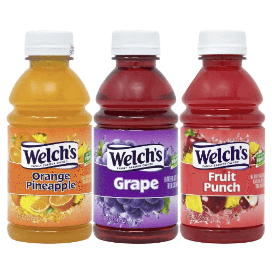 Welch'S Fruit Juice - Grape, Fruit Punch, and Orange Pineapple 295ml