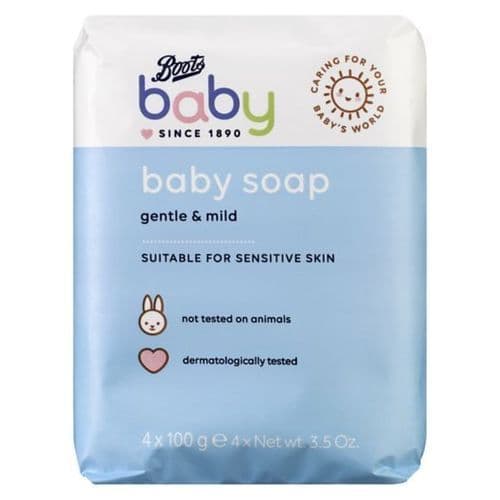 Boots Baby Bar Soap Sensitive 4 Pack