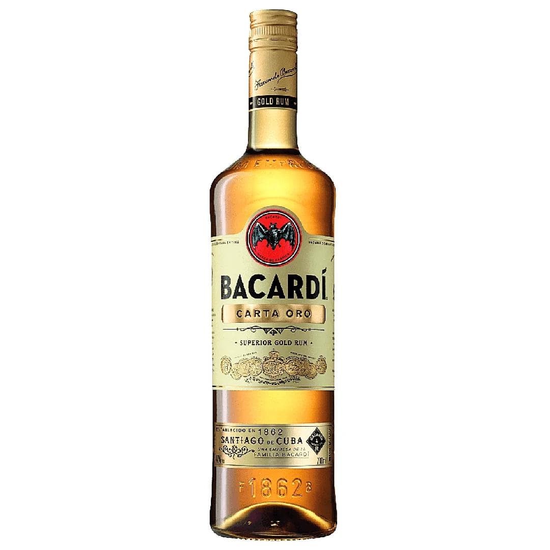 BACARDI Carta Oro gold rum 750ml