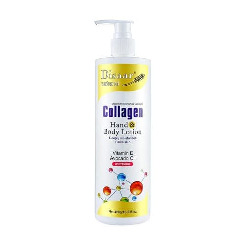Disaar Collagen (WITH VITAMIN E&AVOCADO OIL) HAND&BODY LOTION-480ML