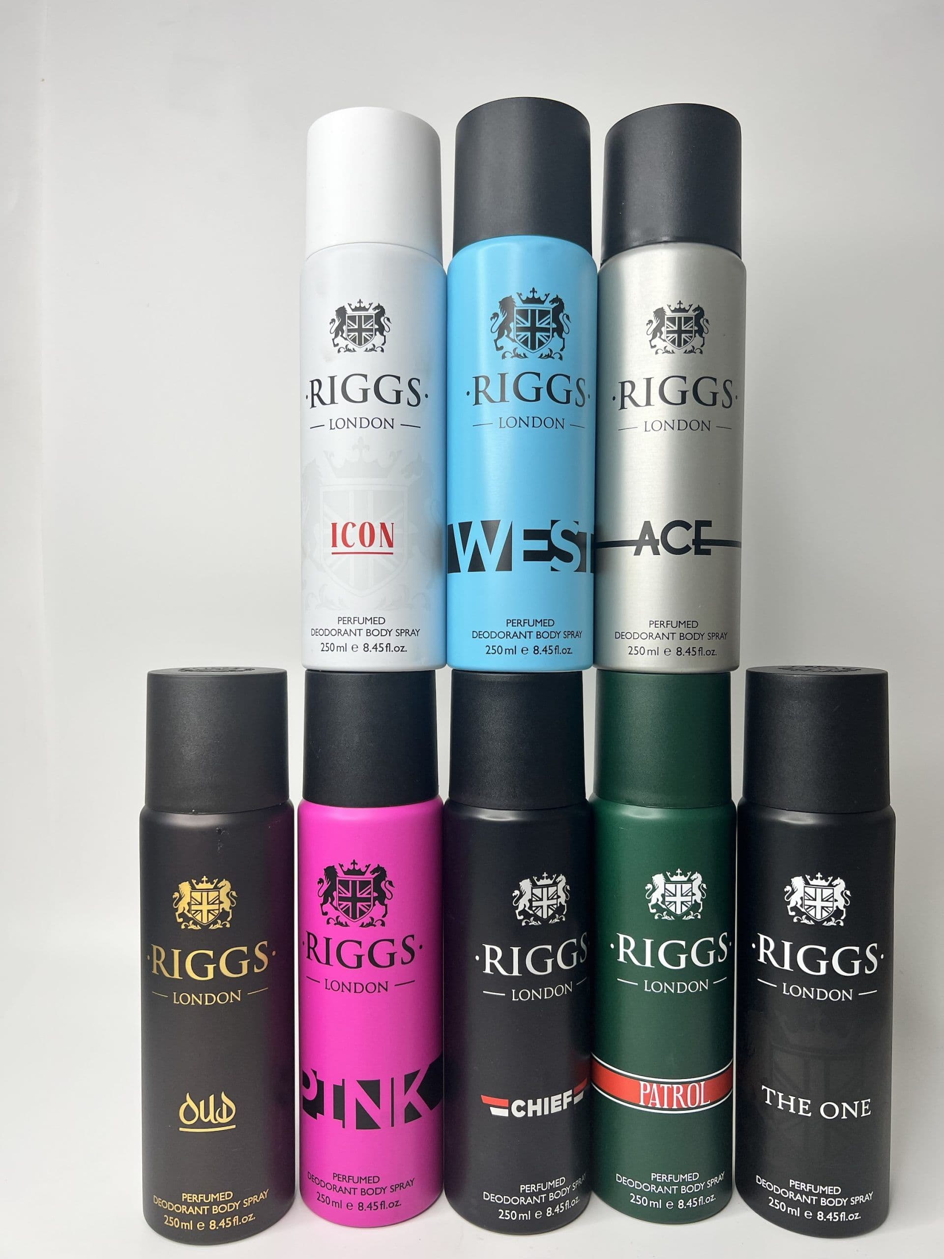 Riggs Body Spray Mixed Fragrance (250ml)