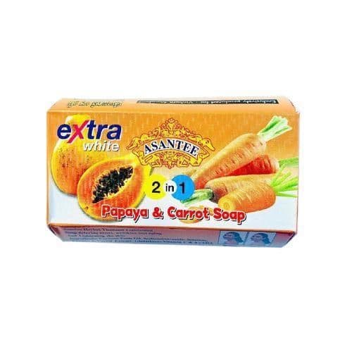 Asantee 2 In 1 Papaya And Carrot Soap