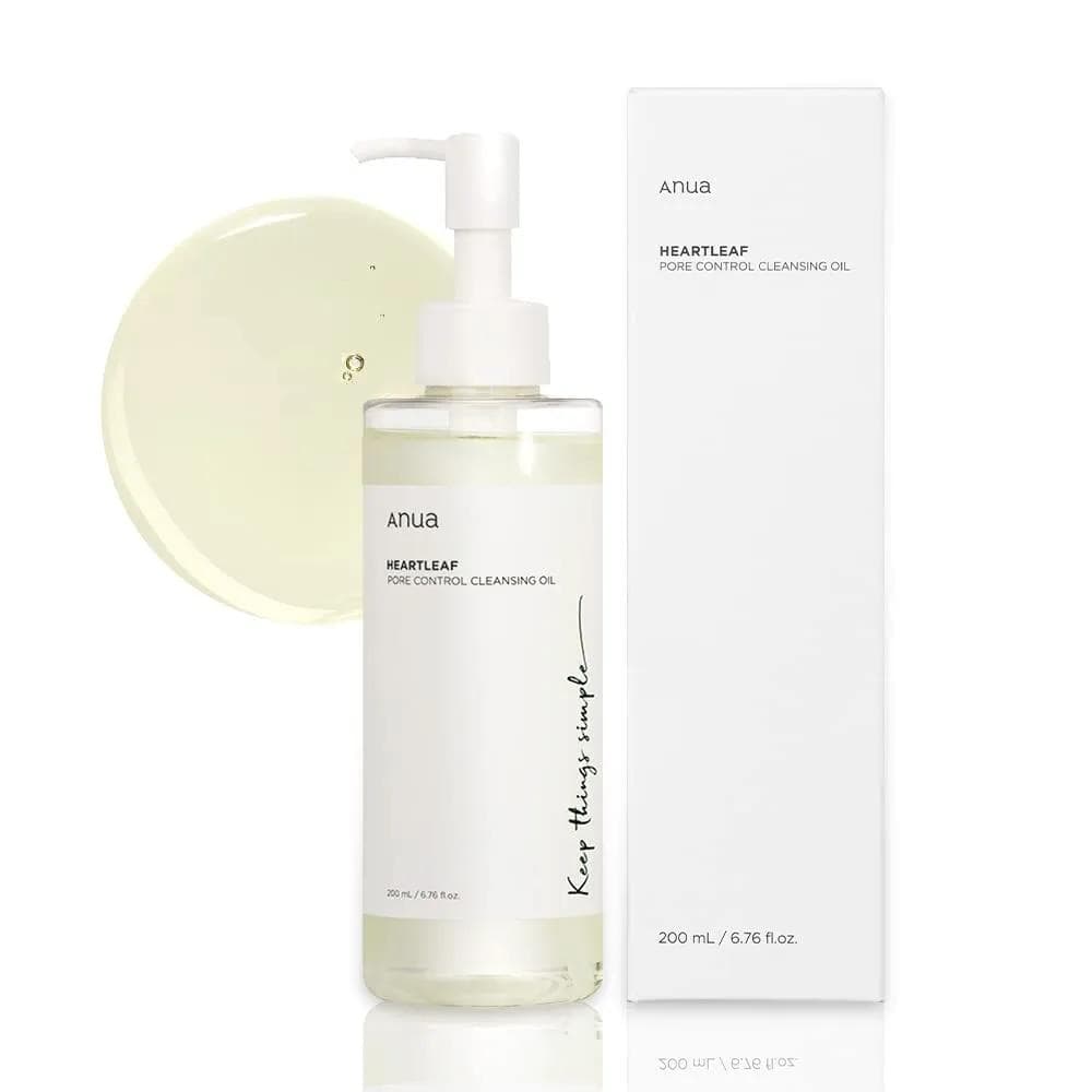 Anua Heartleaf Pore Control Cleansing Oil, Pore Cleanser.