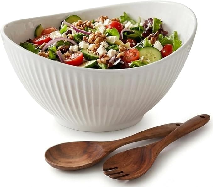 60oz Large Ceramic Salad Bowl