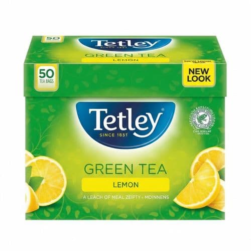 Tetley Green Tea Lemon 50 Tea Bags