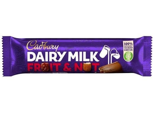Cadbury Dairy Milk Fruit & Nut, 45g