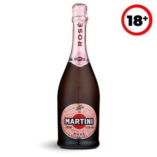 Martini Sparkling Rose Extra Dry Wine 75cl