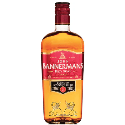 John Bannermans Red Seal Whisky 70 cl