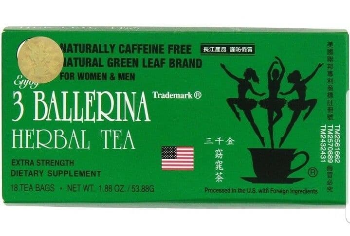 3 Ballerina Herbal Tea 18 Tea Bags 88g