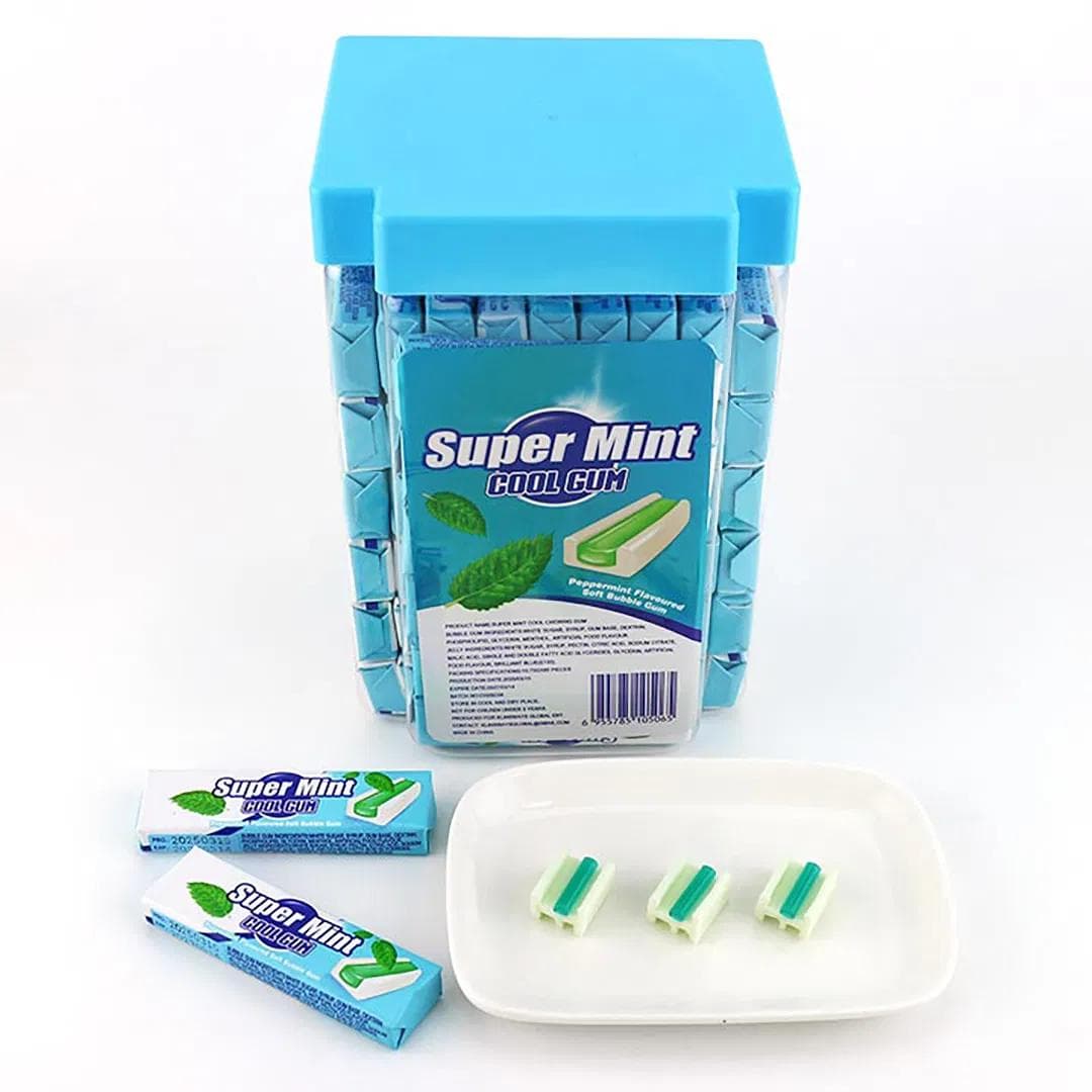 Super Mint Cool Peppermint Flavoured Chewing Gum