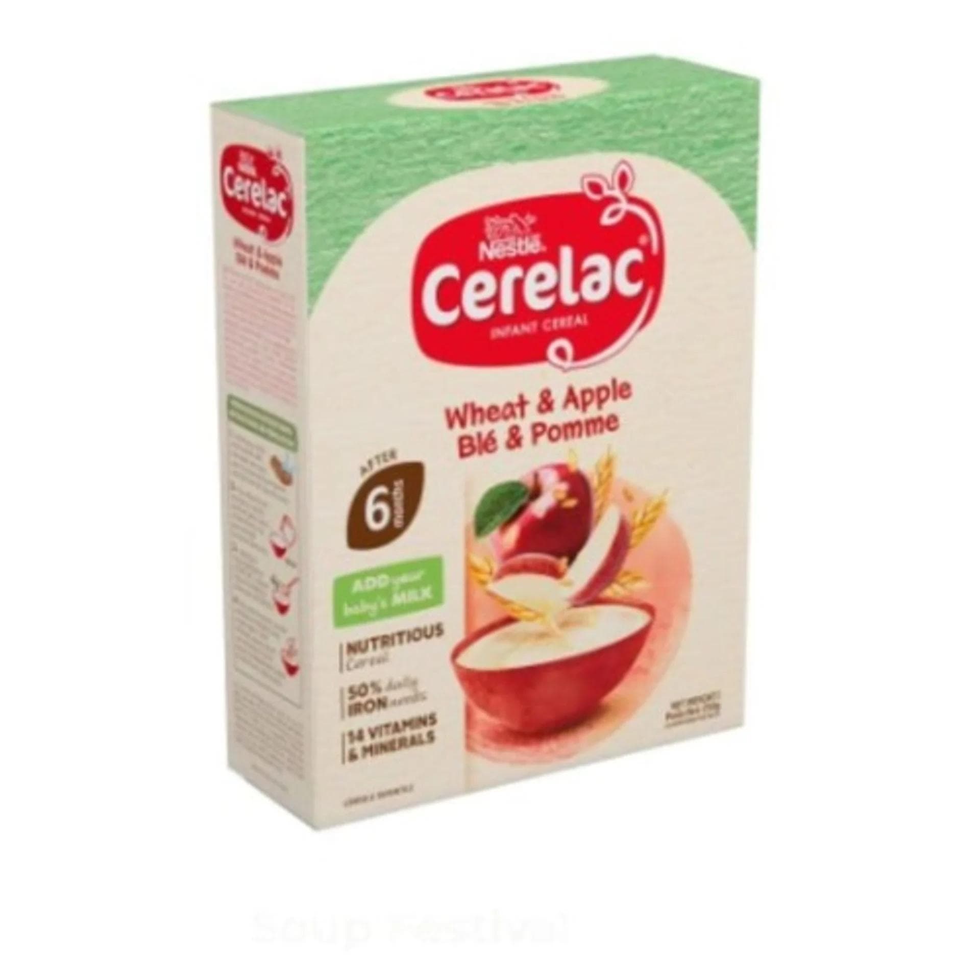 Nestle Cerelac Wheat & Apple 250g