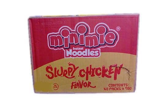 Minimie Noodles Slurpy Chicken Flavour 70g x40