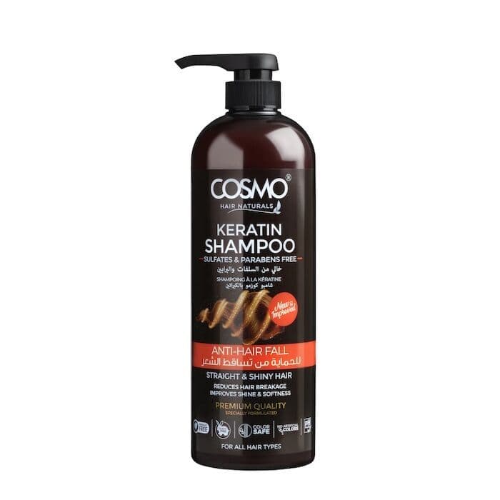 Cosmo Hair Naturals Keratin Shampoo Anti-Hair Fall 1000ml