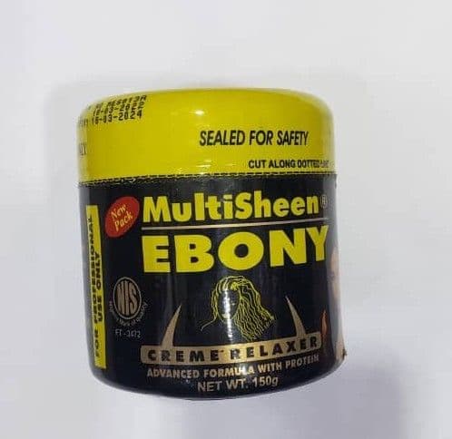 Multisheen Ebony Crème Hair Relaxer 150g