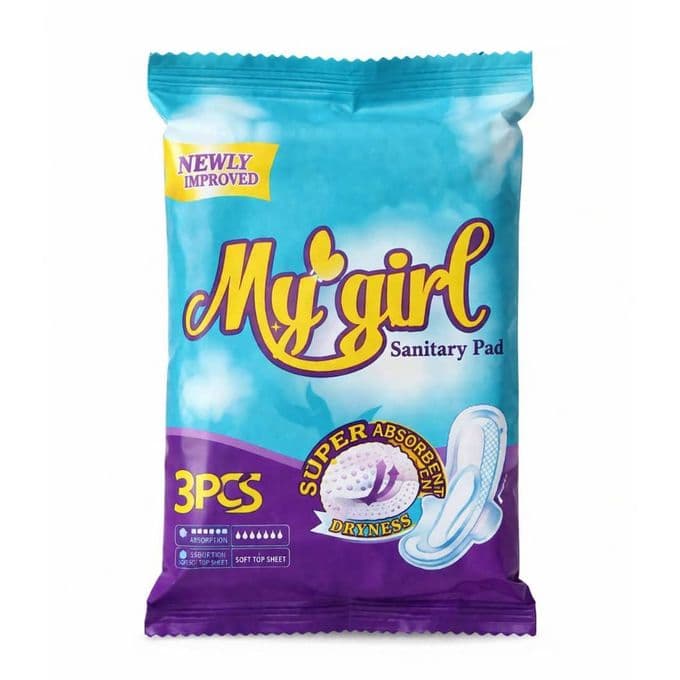My Girl 3D Soft Fit Sanitary Pads 3 PCS