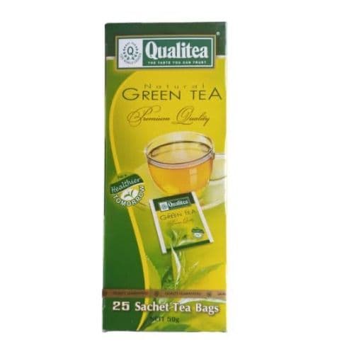 Qualitea Natural Green Tea 25 Tea Bags