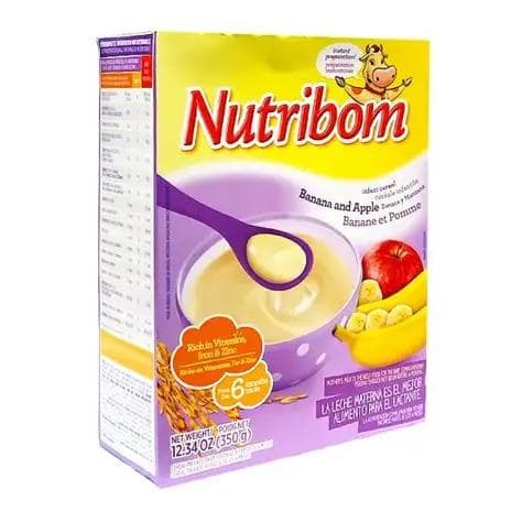 NutriBom Nutritious Banana and Apple Infant Cereal 350g