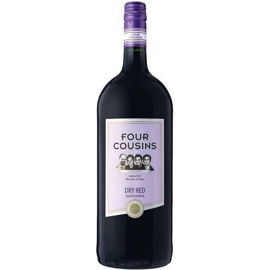 Buy Four Cousins Dry Red Wine 750ML