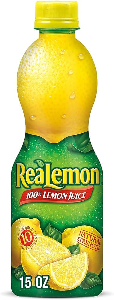 Realemon 100% Lemon Juice, 15 oz