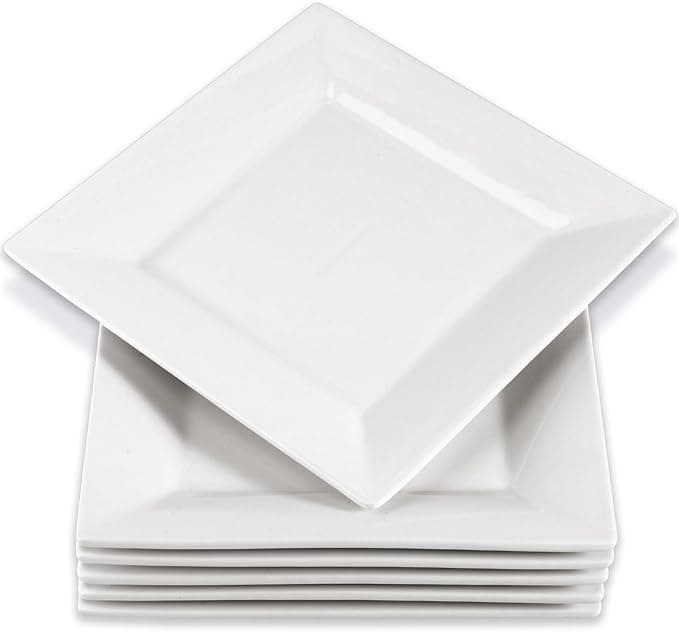 Porcelain Square Melamine Saucer