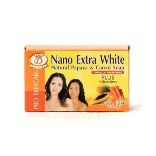 Nano Extra White Papaya & Carrot Soap 160g