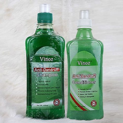 Vinoz Anti-Dandruff Shampoo and Anti-Dandruff Conditioner 225ml