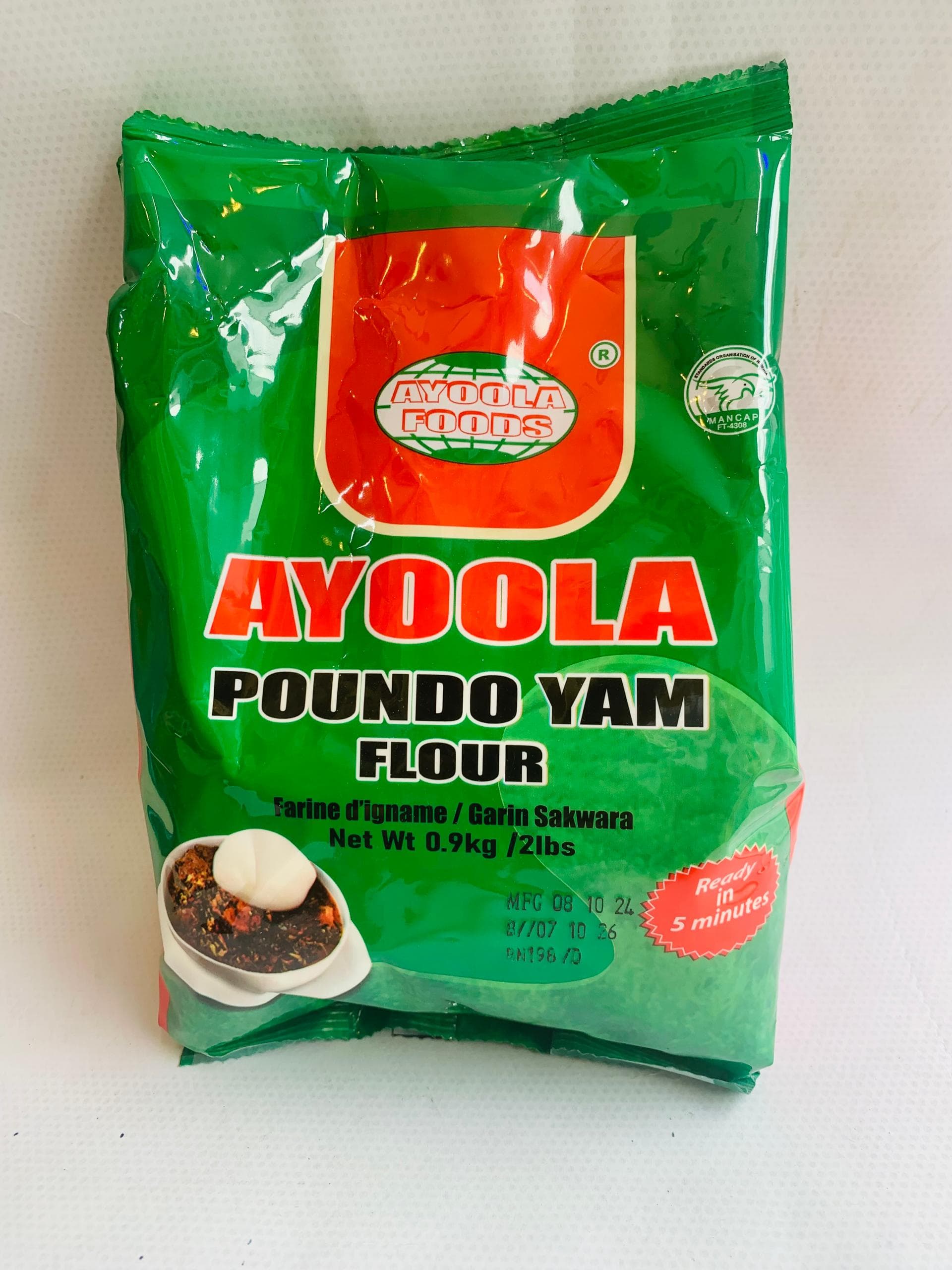 Ayoola Poundo Yam Flour 0.9kg